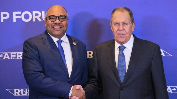 የሩሲያ የውጭ ጉዳይ ሚኒስትር ሰርጌ ላቭሮቭ እና የታንዛኒያ አቻቸው መሃሙድ ኮምቦ ግንኙነት - Sputnik አፍሪካ