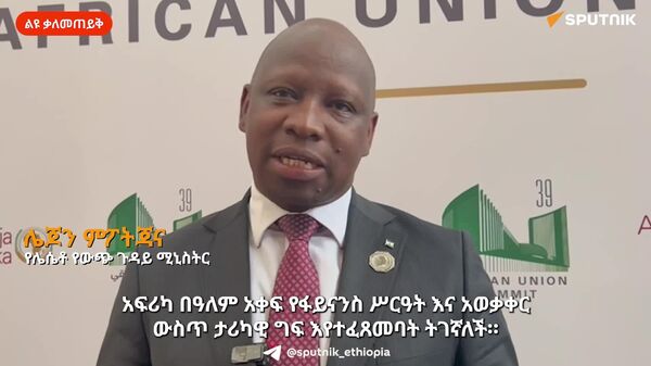 አፍሪካ በዓለም የፋይናንስ ሥርዓት ታሪካዊ ግፍ እየተፈጸመባት ነው - የሌሴቶ የውጭ ጉዳይ ሚኒስትር - Sputnik አፍሪካ