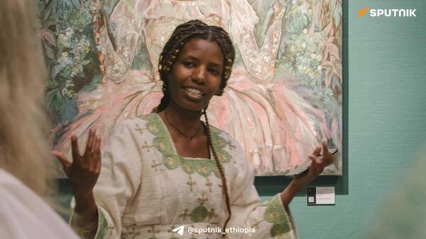 ኢትዮጵያዊቷ ሠዓሊ ሰላማዊት ገብረፃድቅ የሥዕል ሥራዎቿን በሞስኮ ለዕይታ አቀረበች - Sputnik አፍሪካ