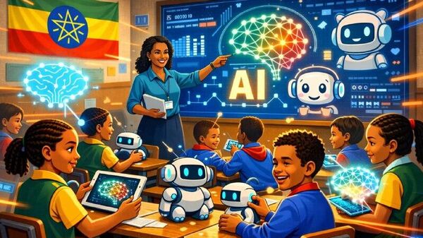 ኢትዮጵያ የሰው ሠራሽ አስተውህሎት ትምህርትን ከአንደኛ ደረጃ ጀምሮ ልትሰጥ ነው - Sputnik አፍሪካ