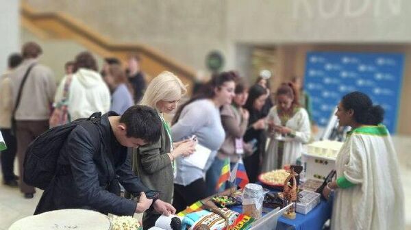 በሩሲያ የኢትዮጵያ ኤምባሲ ከሩድን ዩኒቨርሲቲ ኢትዮጵያውያን ተማሪዎች ጋር የዓድዋ ድል በዓልን አከበረ - Sputnik አፍሪካ