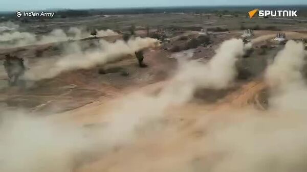 ሜካናይዝድ ውጊያ እና ዘመናዊ ቴክኖሎጂዎች፦ ሕንድ በአሞግ ጅዋላ ልምምድ ወቅት ወታደራዊ ጥንካሬዋን አሳየች - Sputnik አፍሪካ
