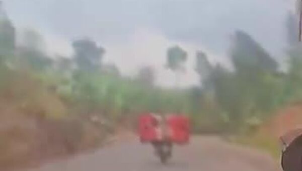 #viral | ተንቀሳቃሹ ዙፋን፦ ንጉሱን ከነዙፋናቸው ያሳፈረ ሞተርሳይክል - Sputnik አፍሪካ