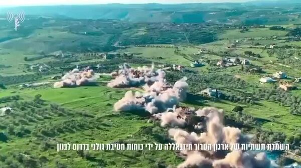 የተኩስ አቁም ስምምነት ቢኖርም፣ የእስራኤል መከላከያ ኃይል በደቡብ ሊባኖስ ከተሞች የሚገኙ የመኖሪያ መንደሮችን ሲያፈርስ የሚያሳይ ተንቀሳቃሽ ምስል ለቋል - Sputnik አፍሪካ