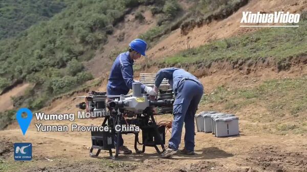 ቻይና ለግንባታ ሥራ የሚውሉ ድሮኖችን አስተዋወቀች - Sputnik አፍሪካ