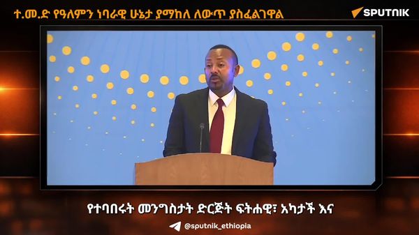 ተመድ ፍትሐዊ፣ አካታች እና የዓለምን ነባራዊ ሁኔታ ያማከለ ለውጥ ያስፈልገዋል - ጠቅላይ ሚኒስትር ዐቢይ - Sputnik አፍሪካ