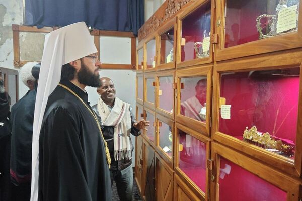 የሩሲያ ኦርቶዶክስ ቤተ ክርስቲያን የውጭ ግንኙነት መምሪያ ሊቀ መንበር ብፁዕ አቡነ አንቶኒዮስ አዲስ አበባ ገቡ - Sputnik አፍሪካ