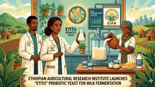 የኢትዮጵያ ግብርና ምርምር ኢንስቲትዩት ኢቲቱ የተሰኘ ወተት የሚያረጋ ፕሮ ባዮቲክ እርሾ ይፋ አደረገ - Sputnik አፍሪካ