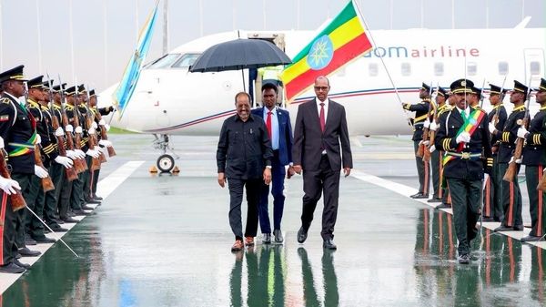 የሀሰን ሼክ መሀሙድ ጉብኝት ሶማሊያ ውስጥ ከተነሳባቸው የተቀባይነት ጥያቄ አንጻር ክልላዊ ድጋፍ ለማግኘት እያደረጉት ያለው ጥረት አካል ሊሆን ይችላል - የቀጣናዊ ጉዳዮች ተንታኝ - Sputnik አፍሪካ