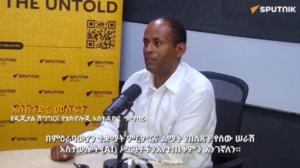 በሰው ሠራሽ አስተውህሎት ዘመን አፍሪካውያን የመረጃ ሉዓላዊነታቸውን ማስጠበቅ ላይ ሊሠሩ ይገባል - የዲጂታል ሽግግርና የቴክኖሎጂ አስተዳደር ባለሙያ - Sputnik አፍሪካ