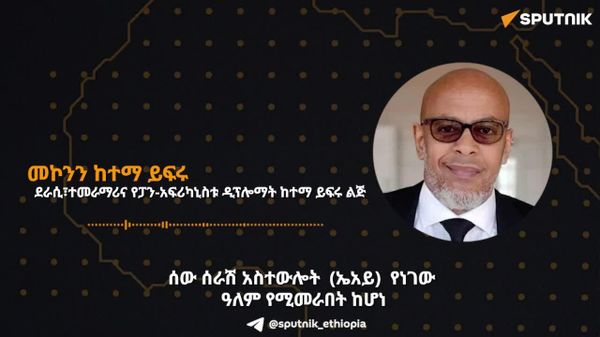 አፍሪካ በሰው ሠራሽ አስተውሎት ዘርፍ ከፊት ቀድማ መገኘት የሚያስችላት የትምህርት ሥርዓት ሊኖራት ይገባል - የአንጋፋው ፓን-አፍሪካኒስት ዲፕሎማት ከተማ ይፍሩ ልጅ - Sputnik አፍሪካ