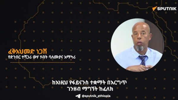 ከምዕራባውያን የፋይናንስ ተቋማት ገንዘብ ለማግኘት ያለጥርጥር መሠረተ ልማትህን ማሳገት አለብህ - ኢትዮጵያዊ ባለሙያ - Sputnik አፍሪካ