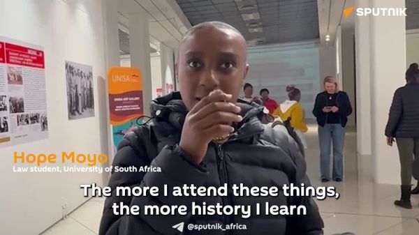 የዩኒሳ ኤግዚቢሽን ስለ ሩሲያ ሰፊ እይታን ፈጥሮልናል - የደቡብ አፍሪካ ተማሪዎች - Sputnik አፍሪካ