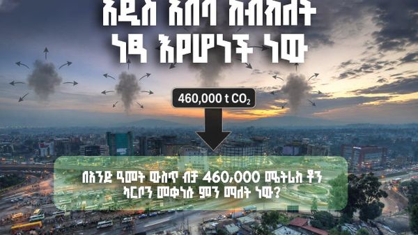 አዲስ አበባ በ2018 460 ሺህ ሜትሪክ ቶን ካርቦን ከአየር ንብረቷ ቀነሰች - Sputnik አፍሪካ