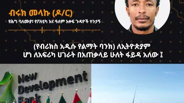 የብሪክስ አዲስ ልማት ባንክ በአዲስ አበባ ቅርንጫፍ ቢሮውን ቢከፍት ለኢትዮጵያ እና ለአፍሪካ ጥቅም አለው – ኢትዮጵያዊ ተንታኝ - Sputnik አፍሪካ