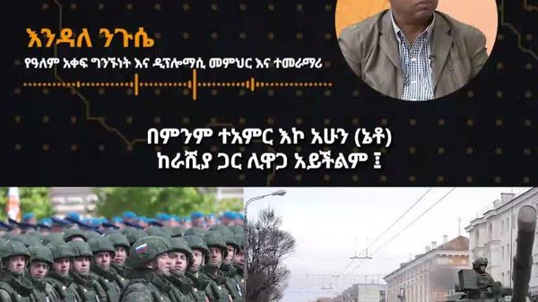 ኔቶ የጂኦፖለቲካዊ ተፅዕኖ መፍጠሪያና ማስፋፊያ ወደ መሆን አዘንብሏል - ኢትዮጵያዊ ምሁር - Sputnik አፍሪካ